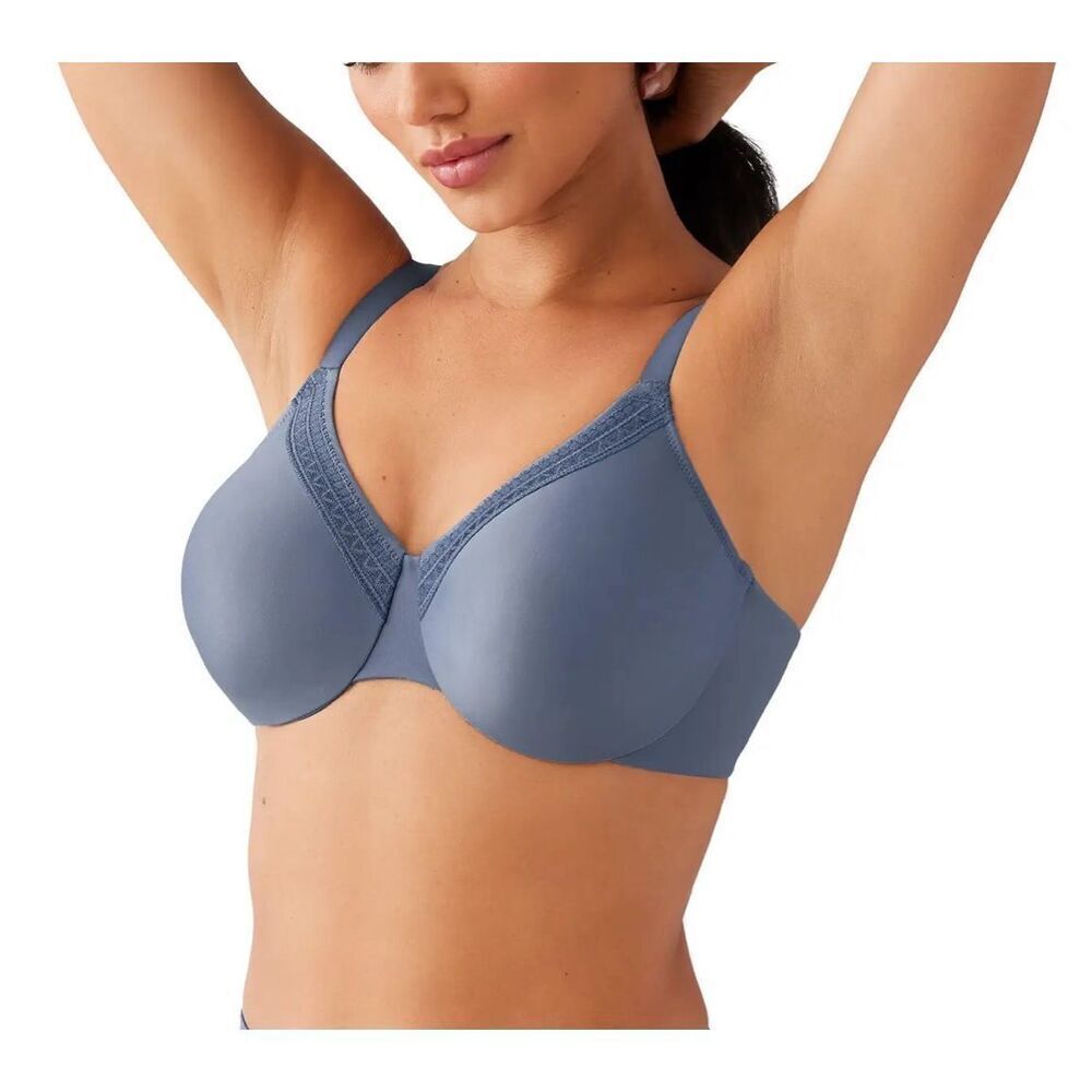 Wacoal NWT Perfect Primer Full Figure Underwire Bra in Windward Blue 40D - Picture 3 of 3